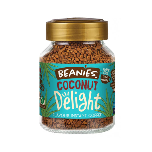 Beanies 50 g Instant-Kaffee mit Kokosnuss-Delight-Geschmack