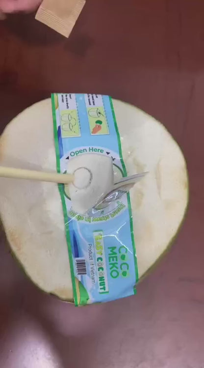 9 frische Trink - Kokosnüsse / 9 young fresh coconuts